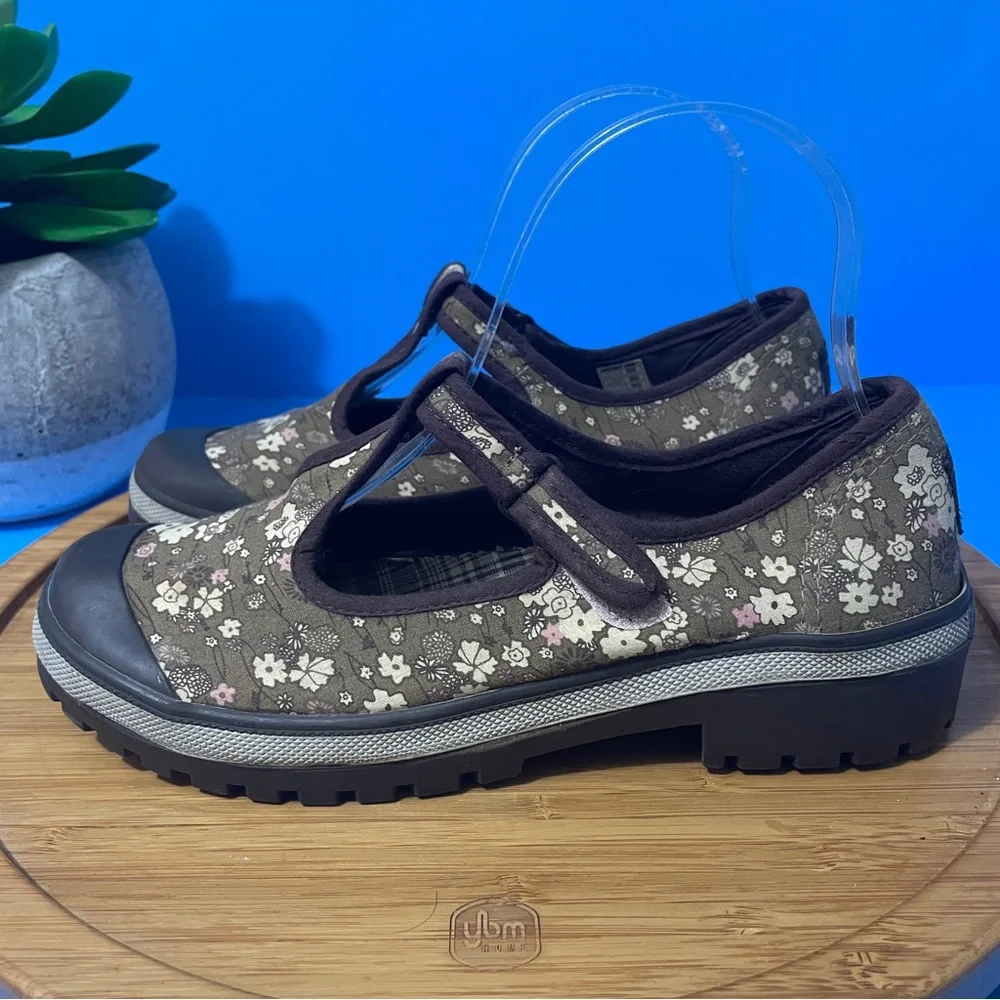 Rocket Dog Mary Jane Loafers Floral Chunky Heel Lug Sole Shoes Size 7 - Picture 1 of 8